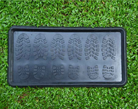 Hersteller Qualität Gummi Grill Fußmatten Anti-Rutsch-Eingang Dekorative Tür matte Für Eingangs dekoration zu erschwing lichen Preis