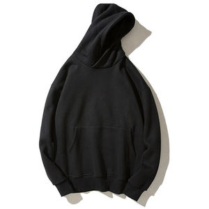 Pakistan Made High Quality in <b>Black</b> Color Comfortable Pullover <b>Men</b> <b>Hoodie</b> OEM Service Cheap Price Thermal <b>Hoodie</b> - Product Image 4