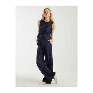 Pantalon en dentelle avec détails en caoutchouc pour femme BGN - Origine Turquie Modèle S23P168 - Product Image 1
