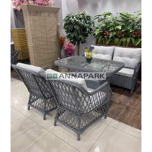 Annapark Bahama Rattan Balcony Garden 2-Seat Sofa and Table Set - Product Image 4