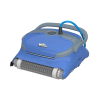 Robot de nettoyage de piscine automatique intelligent Dolphin M200 en plastique de haute qualité avec chariot pour grimper les parois