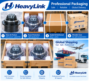 มอเตอร์ขับเคลื่อนรถขุด GM35 มอเตอร์ไฮดรอลิกสำหรับรางตีนตะขาบ สำหรับอะไหล่เครื่องจักรก่อสร้าง SK200 PC200 - Product Image 2