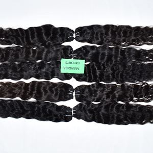 Extensiones de cabello Remy ondulado al agua de 28 pulgadas al mejor precio, hermoso cabello humano indio crudo que teje cabello humano - Product Image 4