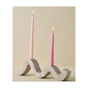 Bougeoir élégant en marbre fabriqué à la main pour la décoration de mariage occasions festives spa méditation maison et centre de table - Product Image 4