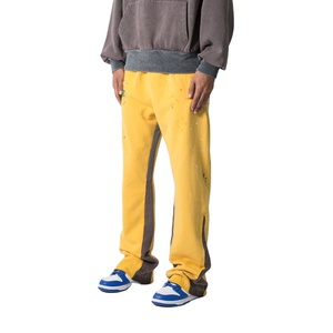 Conjunto deportivo para hombre, pantalones de chándal de mezcla de algodón suave, transpirable, cómodo, estilo casual, ideal para gimnasio, correr, entrenamiento. - Product Image 1