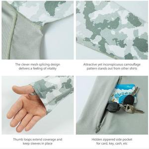 เสื้อตกปลาพิมพ์โลโก้ตามสั่ง เสื้อฮู้ดผู้ชาย แห้งเร็ว ระบายอากาศดี เสื้อกีฬา ไซส์ใหญ่ เสื้อตกปลา เสื้อฮู้ดตกปลา - Product Image 6