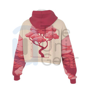 Sudaderas con capucha de invierno de lana de algodón 100% para hombre y mujer, Sudadera con capucha con cordón y logotipo frontal, ropa de calle de moda - Product Image 3