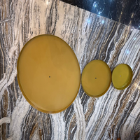 Bols de lustre en ambre de luxe plafonnier décoratif pièces pour intérieurs d'hôtel aux EAU KSA Oman Koweït Bahreïn Qatar