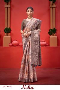 Dernier Créateur Georgette Banarasi Soie Saree Fab Zone Haute Qualité Robe Douce Femmes avec Fantaisie Lehenga Choli Salwar Kameez - Product Image 2