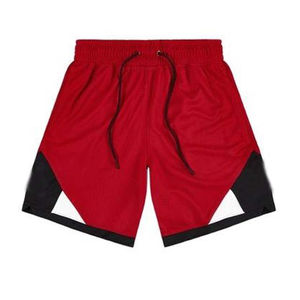 High Quality <b>Red</b> Casual Embroidered <b>Men's</b> <b>Shorts</b> Custom Logo Gym Basketball Summer Streetwear OEM Service - Product Image 1