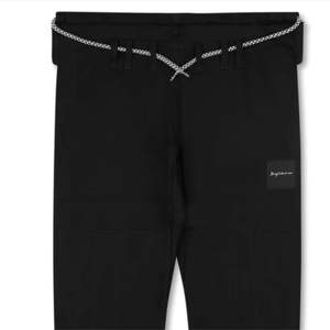 10oz Black Ripstop Cotton Core Gi Pants Ajuste atlético a medida para entrenamiento Competición Costura reforzada para Artes Marciales Jiu - Product Image 6