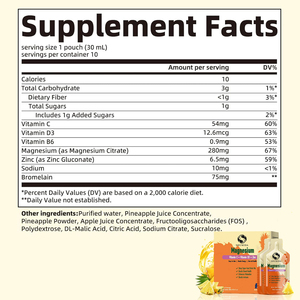 Boisson orale à base de vitamine C OEM/ODM pour favoriser un vieillissement sain, soutenir le système immunitaire, multivitamines, collagène, protéines liquides orales - Product Image 2