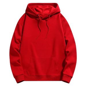Sweat-shirts à capuche personnalisés pour femmes, couleur unie, coupe ample, logo imprimé sur le devant, tricotés, anti-boulochage, respirants - Product Image 4