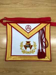 Masonic Past High Priest Royal Arch Delantal Mampostería Royal Arch Bordado a mano Custom Mason Delantal - Product Image 3
