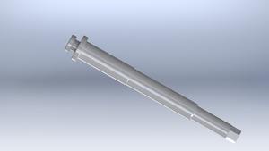 Eje, más específicamente un eje escalonado o eje de transmisión rotacional. - Product Image 2