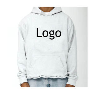 460gsm de alta calidad 100% algodón Terry Toweling Casual Plain Oversized Hoodie Custom Logo Hoodies Basics Cotton Blended - Product Image 1