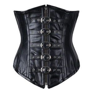 New Design Professional <b>Women's</b> Leather <b>Corset</b> with Rivet Eco-Friendly Lightweight Customizable Sizes/Colors Low Price Wholesale - Product Image 1