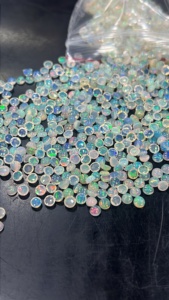 Piedra preciosa suelta de ópalo etíope Natural AAA, cabujón redondo de 4mm, lote al por mayor, compre ópalo etíope suelto en línea en la India - Product Image 6