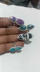 Super Venta Caliente 925 Plata Esterlina Multi Piedra Preciosa Anillo Diseño Original Venta Al Por Mayor Precio de Fábrica Joyería para Mujeres - Product Image 4