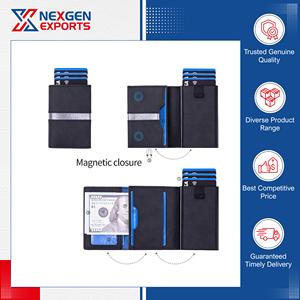 Increíble Oferta en Tarjetero de Cuero PU con RFID, Elegante y de Calidad Estándar, Compradores Genuinos, Precio de Mercado Impresionante - Product Image 4