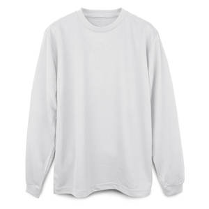 Camiseta de manga larga de algodón suave, lisa y de alta calidad, personalizable para mujer - Product Image 3