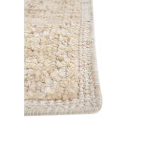 พรมขนสัตว์ถักมือสีเบจและสีน้ำตาล ซาวานา พรมปูพื้นห้องนั่งเล่นสีพื้นขนาดใหญ่ รุ่น PKWL-4011 สำหรับตกแต่งบ้าน - Product Image 4