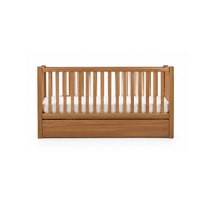 <span class=keywords><strong>Culla</strong></span> in Legno Naturale con Sponde di Sicurezza Verticali, Arredamento Minimalista per Cameretta, <span class=keywords><strong>Dimensioni</strong></span> Personalizzabili - Product Image 1