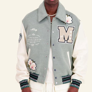 แจ็คเก็ตวาร์ซิตี้ขนแกะคุณภาพสูง ป้องกันรังสียูวี สำหรับผู้ชายและผู้หญิง สไตล์ใหม่ คอตั้ง มีทุกขนาดและสี ขนแกะนุ่ม - Product Image 1