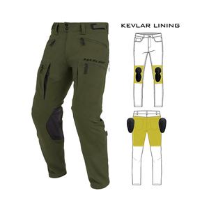 Pantalon de moto imperméable pour hommes Pantalon de tourisme léger en textile approuvé CE pour toutes les saisons - Product Image 1