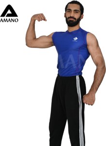 Wholesale <b>Custom</b> <b>Compression</b> <b>Shirts</b> Youth Sublimation Rash Guard OEM <b>Design</b> Logo Men's Rash Guard In Low Price Amano Sports - Product Image 3