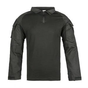 T-Shirt de randonnée à manches longues tactique d'extérieur pour hommes, vêtements de sport d'escalade respirants avec impression pour la chasse et l'escalade - Product Image 6