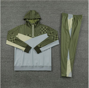 Conjunto Deportivo de Algodón para Hombre de Alta Calidad OEM, Primavera, Color Sólido, Cálido, Forro Polar, Manga Larga, Transpirable, Secado Rápido, Diseño Personalizado - Product Image 6