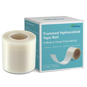 Pita hidrokoloid transparan trinted Roll bebas lateks pelembap penguncian fleksibel berpakaian merekat sendiri perawatan luka 2 inci X 16 kaki - Product Image 1