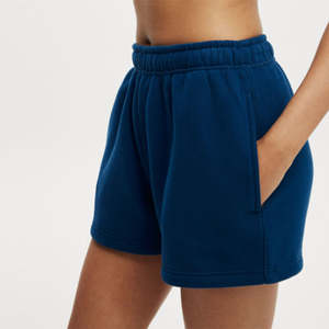 Pantalones deportivos personalizables para mujer, pantalones cortos de tabla de Color sólido con bolsillo con cordón, transpirables, holgados, de cintura media - Product Image 6