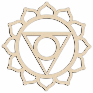 Faizacraft Carré En Bois Mur Art Sculpté Géométrie Sacrée Cristal Grille Découpé Au Laser Tenture Ornement En Gros - Product Image 1