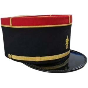 หมวกเคปีฝรั่งเศสแท้ แรงบันดาลใจจากประวัติศาสตร์  ชุดเครื่องแบบทหาร  หมวกคลุมศีรษะ - Product Image 4