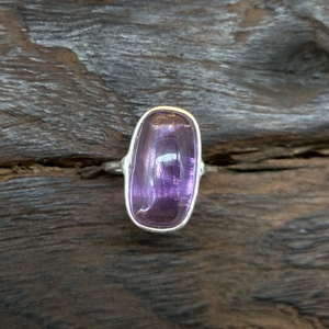 <b>Boho</b> Style 925 Sterling <b>Silver</b> <b>Ring</b> Trendy Artisan Crafted Amethyst Pear Cut for Wedding Party Wholesale Jewelry - Product Image 4