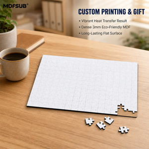 Puzzles à sublimation vierges <span class=keywords><strong>en</strong></span> MDF 250x360mm 3mm 221 pièces personnalisables certifiés <span class=keywords><strong>EN</strong></span> 71 OEM ODM MDFSUB - Product Image 4