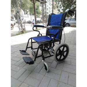 Compact Folding <b>Wheelchair</b> with Quick Release Rear Wheels, Easy Carry Design <b>for</b> <b>Travel</b>, Clinic, Rehabilitation and Daily - Product Image 1