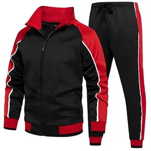 ชุดวอร์มลำลองแขนยาวสำหรับเล่นกีฬาลำลองพิมพ์ลาย2ชิ้นมีฮู้ดชุดวิ่งออกกำลังกายระบายอากาศได้ดีแห้งเร็วบริการ OEM - Product Image 1