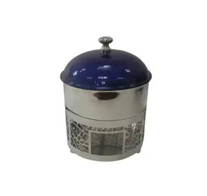 Pot de cuisson classique en acier inoxydable avec poignées polies et robustes en argent brillant, idéal pour les buffets d'hôtel et la vaisselle de restaurant - Product Image 5