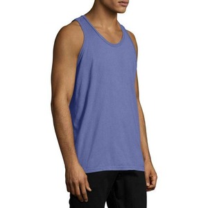 เสื้อกล้ามออกกำลังกายผู้ชาย สีม่วงอ่อน เสื้อแขนกุด ผ้าโพลีเอสเตอร์ 100% สำหรับใส่ลำลองในฤดูร้อน รุ่นปี 2026 - Product Image 4