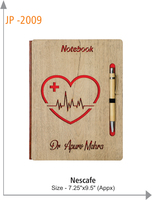 Cuaderno diario de madera de tapa dura A5 al por mayor logotipo personalizado encuadernación térmica perfecta planificador de negocios con páginas forradas