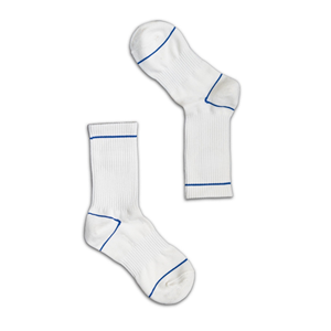 Alta calidad ODM Casual Crew Calcetines Diseño de línea de color personalizado Mezcla de algodón absorbente de sudor Ropa deportiva diaria Hecho Fábrica de Vietnam - Product Image 3