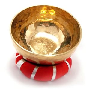 Bol chantant traditionnel en laiton plaqué or de style bouddhiste pour la guérison spirituelle Méditation Yoga Studios & Usage domestique Personnalisable - Product Image 3
