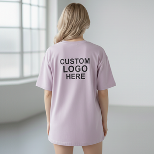 Camisetas Extra Grandes para Mujer con Tu Diseño de Impresión y Marca con Tu Logotipo, Hechas en Estambul, Turquía - Product Image 2