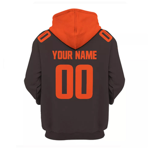 Bán buôn tùy chỉnh đội bóng đá mỹ tên cầu thủ và số thể thao Mặc Áo Hoodie - Product Image 2