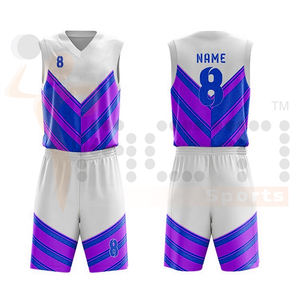 Logo personnalisé uniforme de basket-ball de sublimation de haute qualité/bas prix nouveau style uniformes de basket-ball pour hommes - Product Image 4