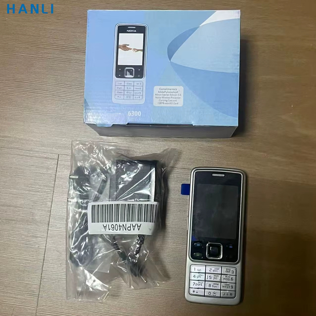 Classic Original 6300 GSM 2G High-quality Keypad Feature Phone