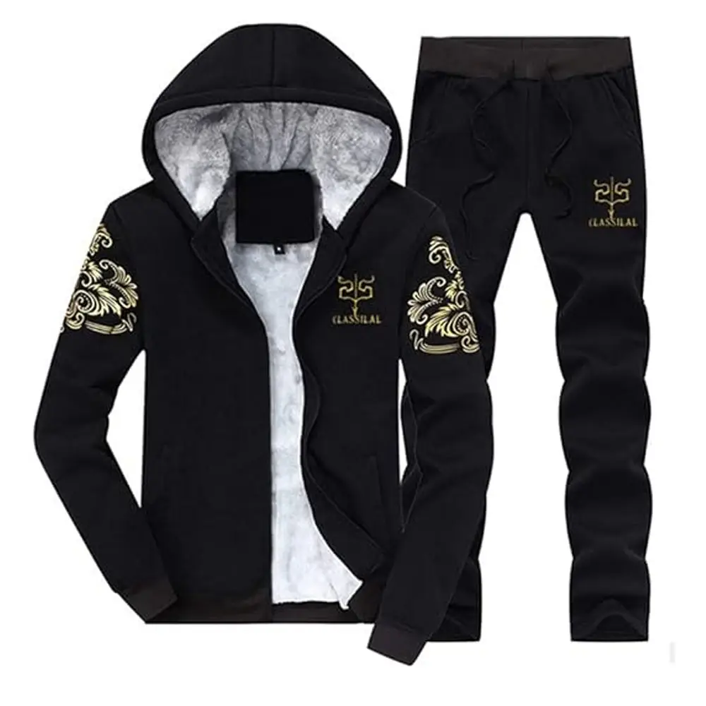 SA wholesale Breathable Men's Hoodies & Sweatshirts from Pakistan full zipper tracksuit sports jacket with pant 2023